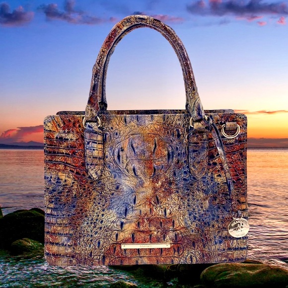 SOLD 10.18.20 BRAHMIN SMALL CAMILLE CEDAR SATCHEL - Picture 7 of 16